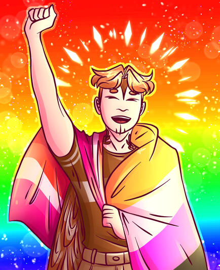 Pride art for my Twitchsona